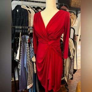 London Times Red Dress